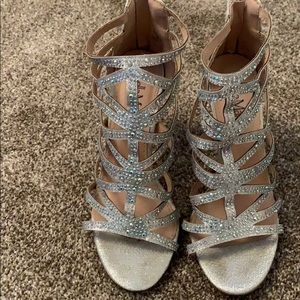 Bella Marie bedazzled heels